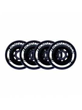Pack 4 Roues Snow Feeling/Perform Black - Nordeex
